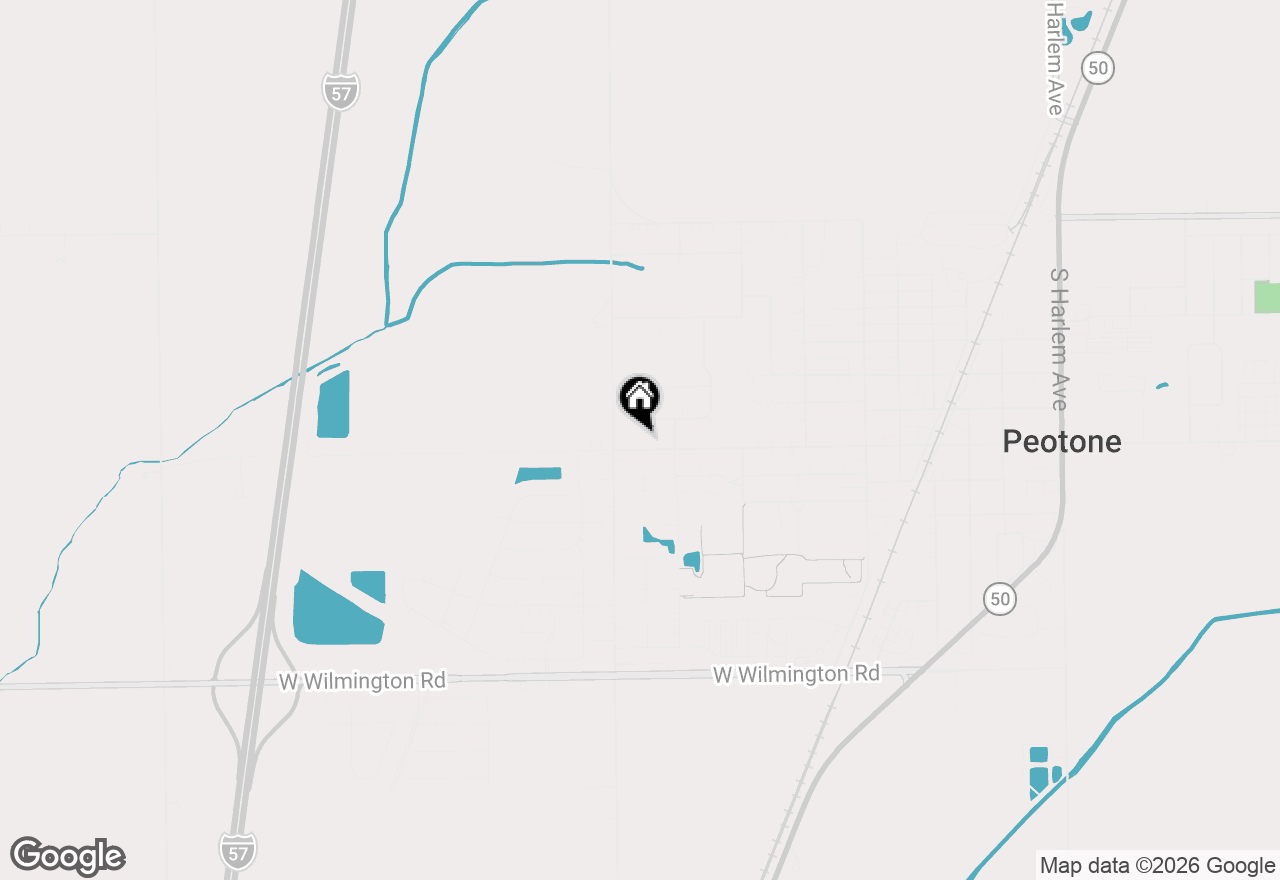 Map of 613 W Corning Avenue, Peotone, IL 60468