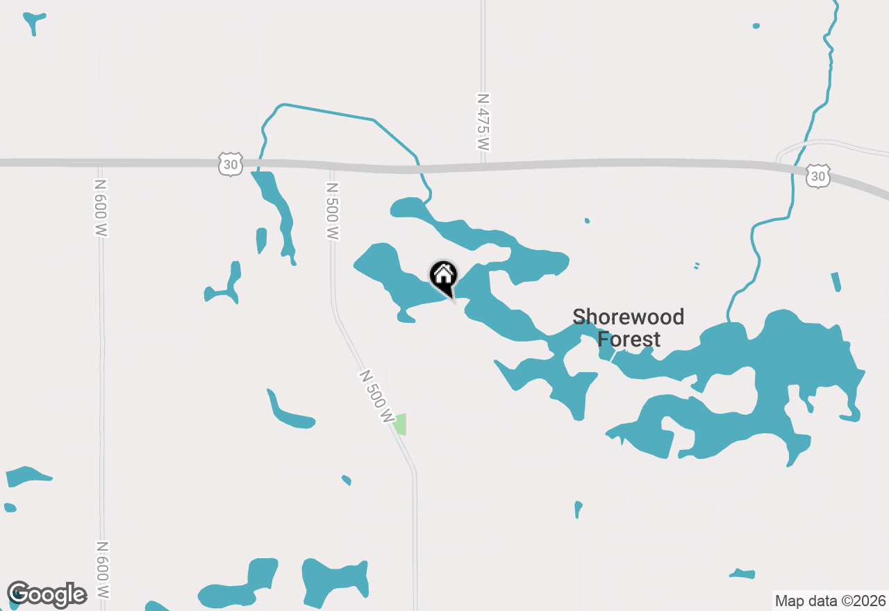 Map of 199 Amhurst Place, Valparaiso, IN 46385