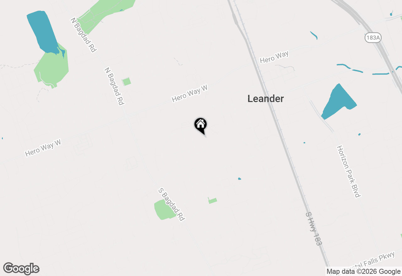 Map of 204 Woodley Rd, Leander, TX 78641