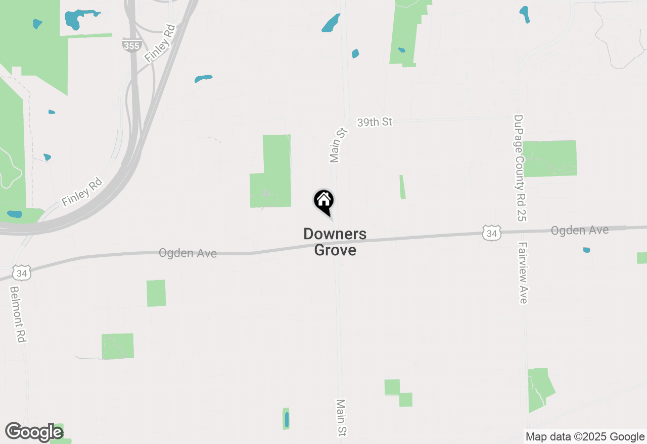 Map of 4225 Forest Avenue #W1N, Downers Grove, IL 60515