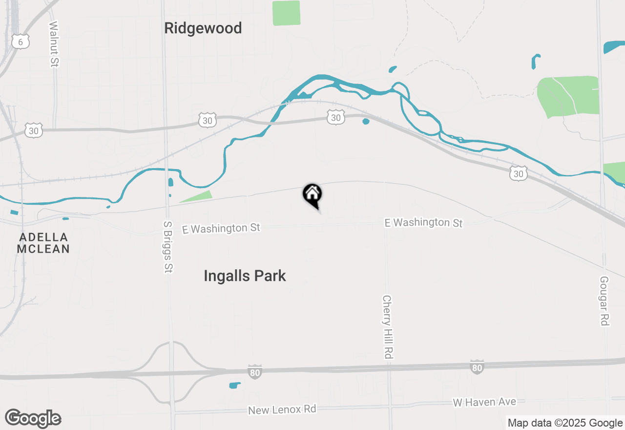 Map of 2116 Hanover Street, Joliet, IL 60433