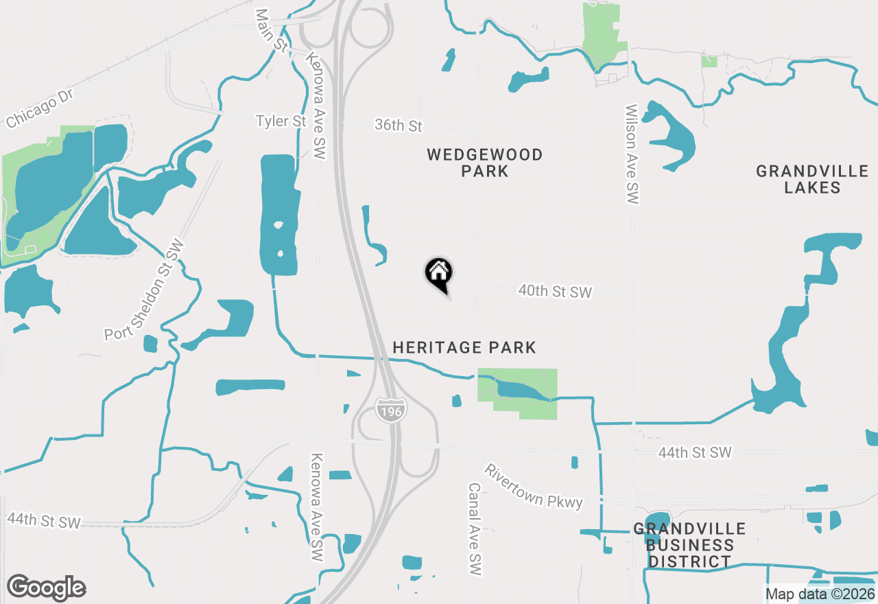 Map of 4498 Lucas Drive Sw, Grandville, MI 49418