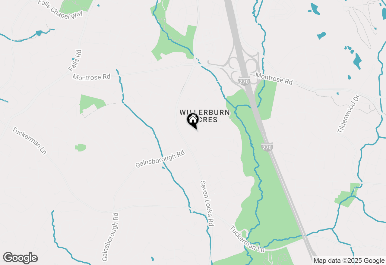 Map of 7720 Fontaine Street, Potomac, MD 20854