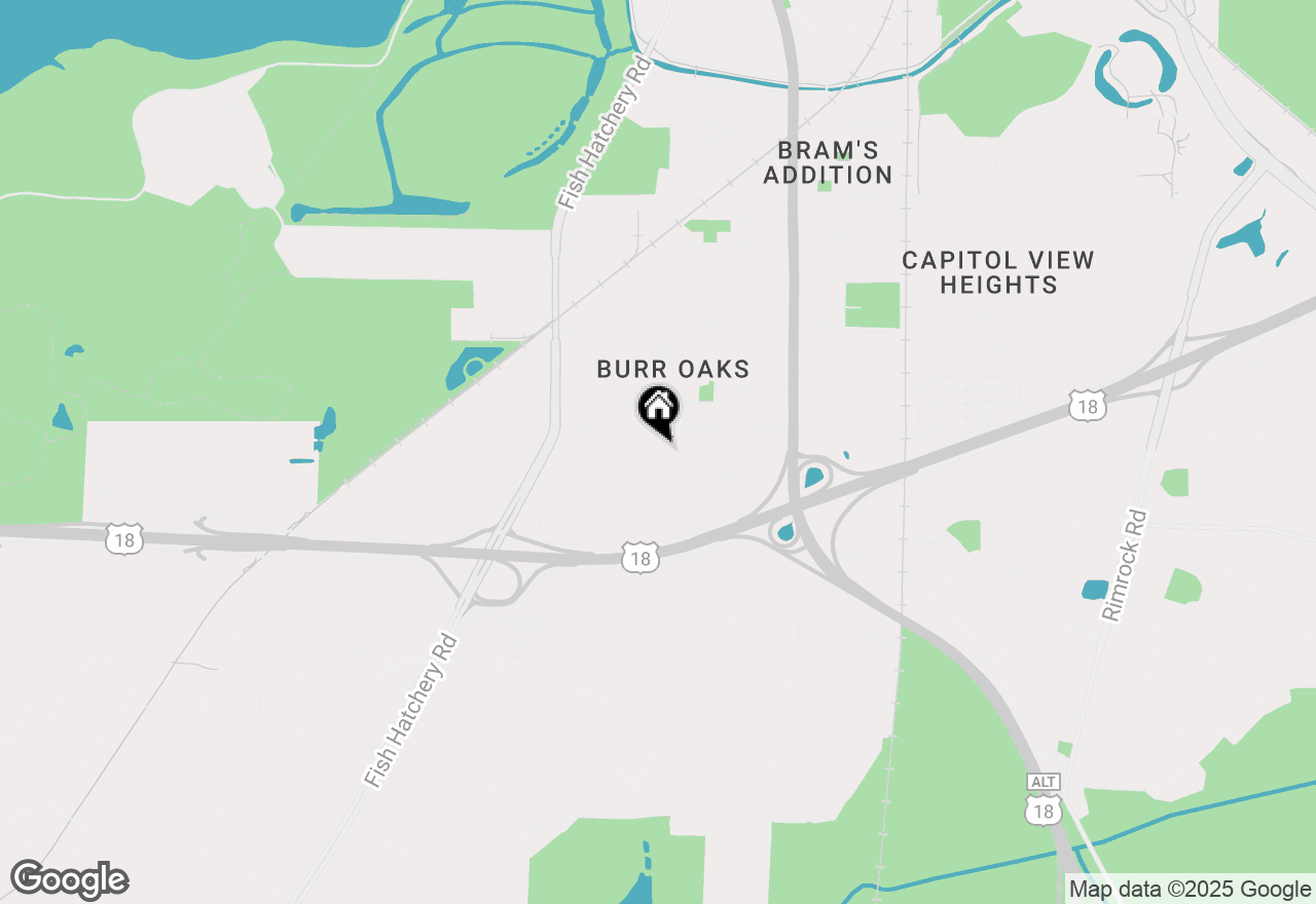 Map of 11 Eric Circle #201, Madison, WI 53713