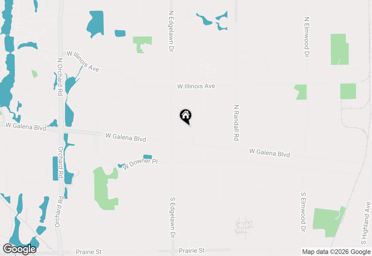 Map of 123 N Rosedale Avenue, Aurora, IL 60506