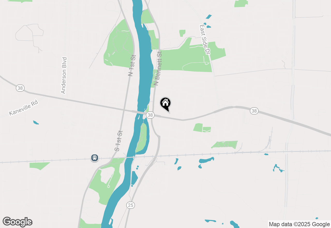 Map of 223 E State Street, Geneva, IL 60134