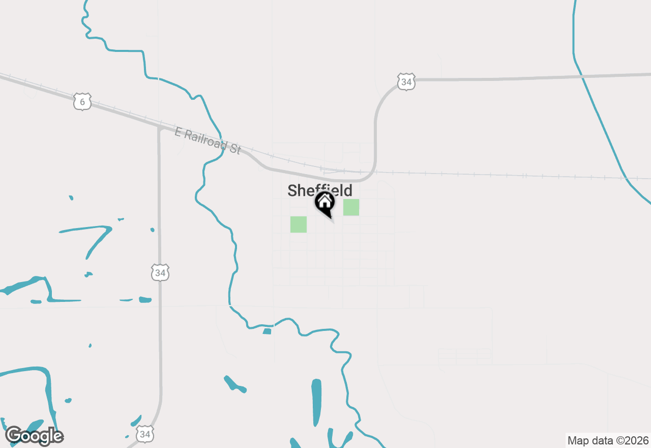 Map of 340 S Main Street, Sheffield, IL 61361