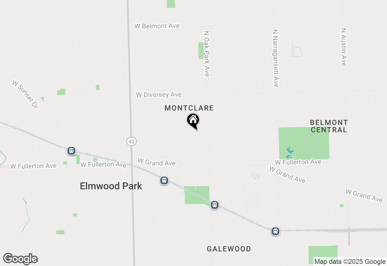 Map of 2547 N New England Avenue, Chicago, IL 60707