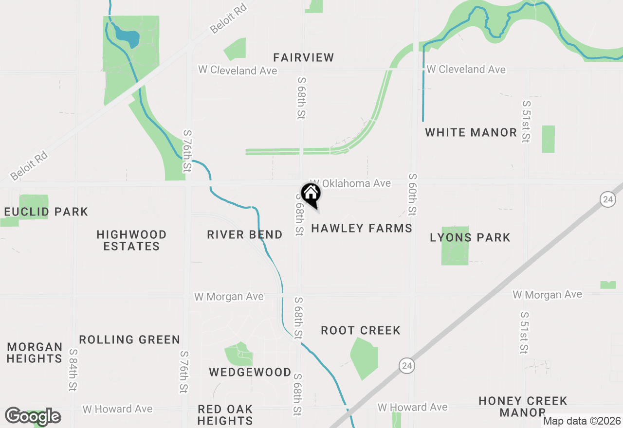 Map of 3211 S 67th St, Milwaukee, WI 53219