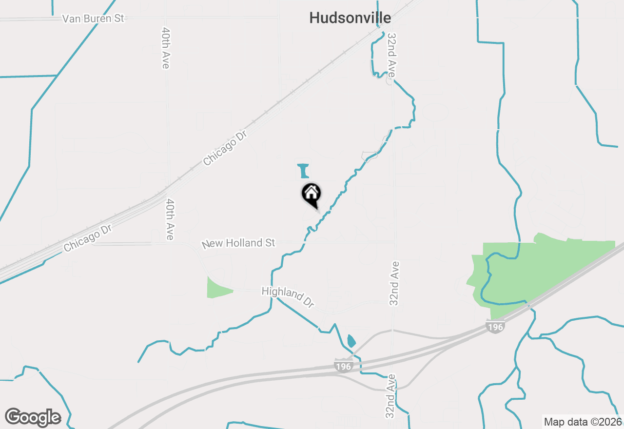 Map of 4897 Shadow Creek Drive, Hudsonville, MI 49426