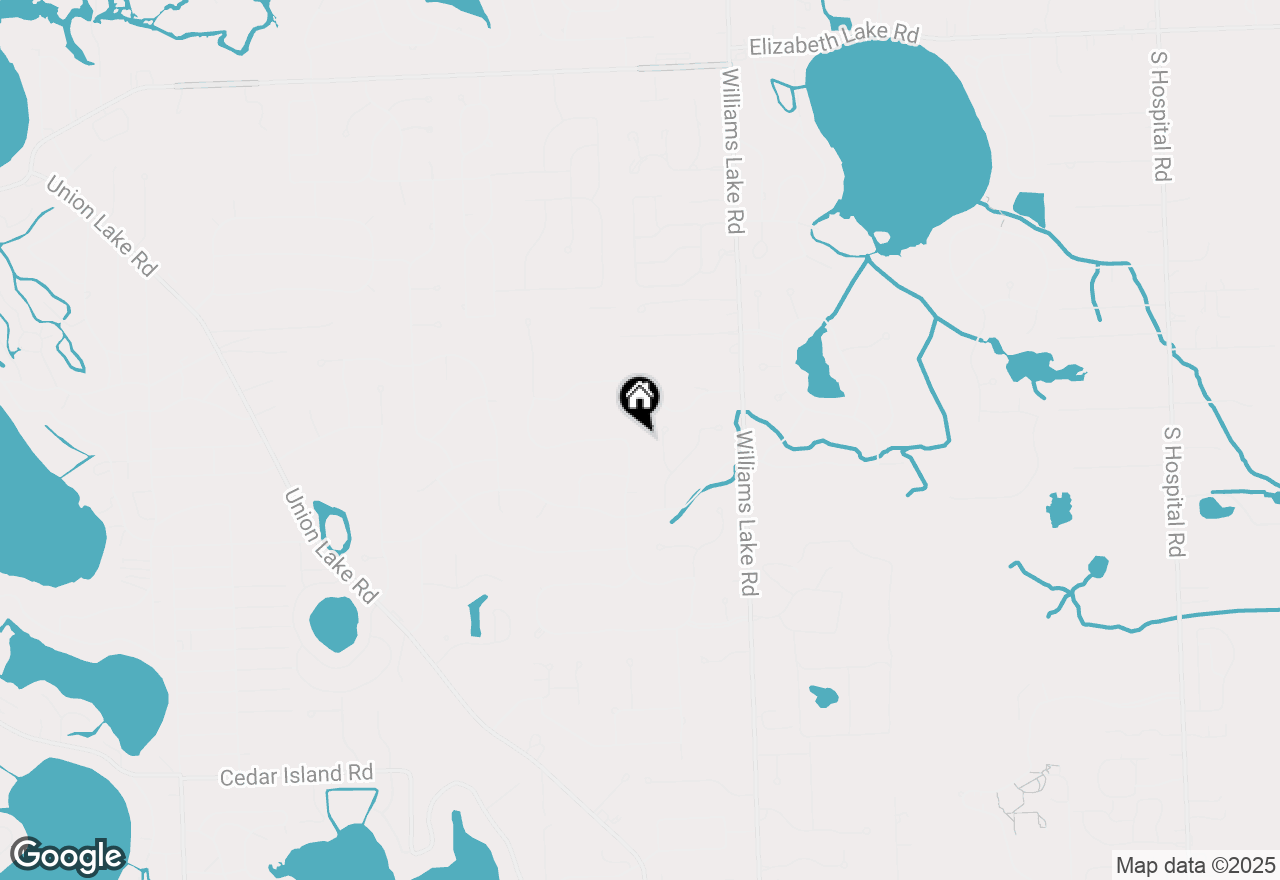 Map of 579 Woodsedge Drive, White Lake, MI 48386