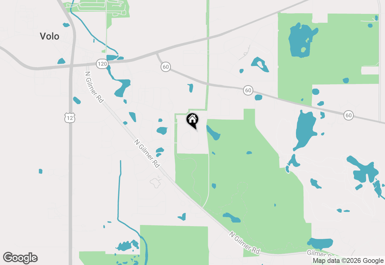 Map of 851 Autumn Grove Court, Round Lake, IL 60073