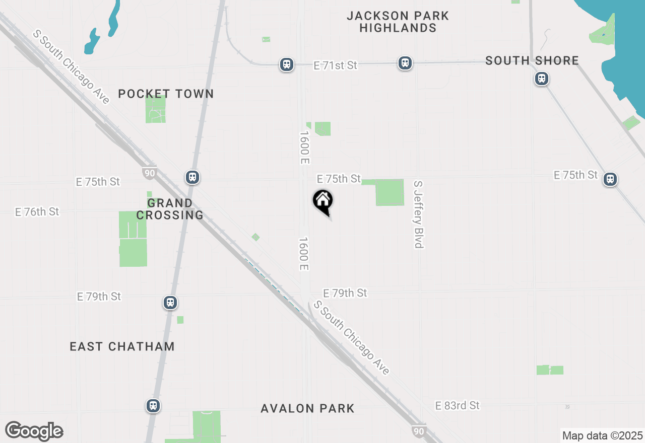 Map of 7631 S Cornell Avenue, Chicago, IL 60649