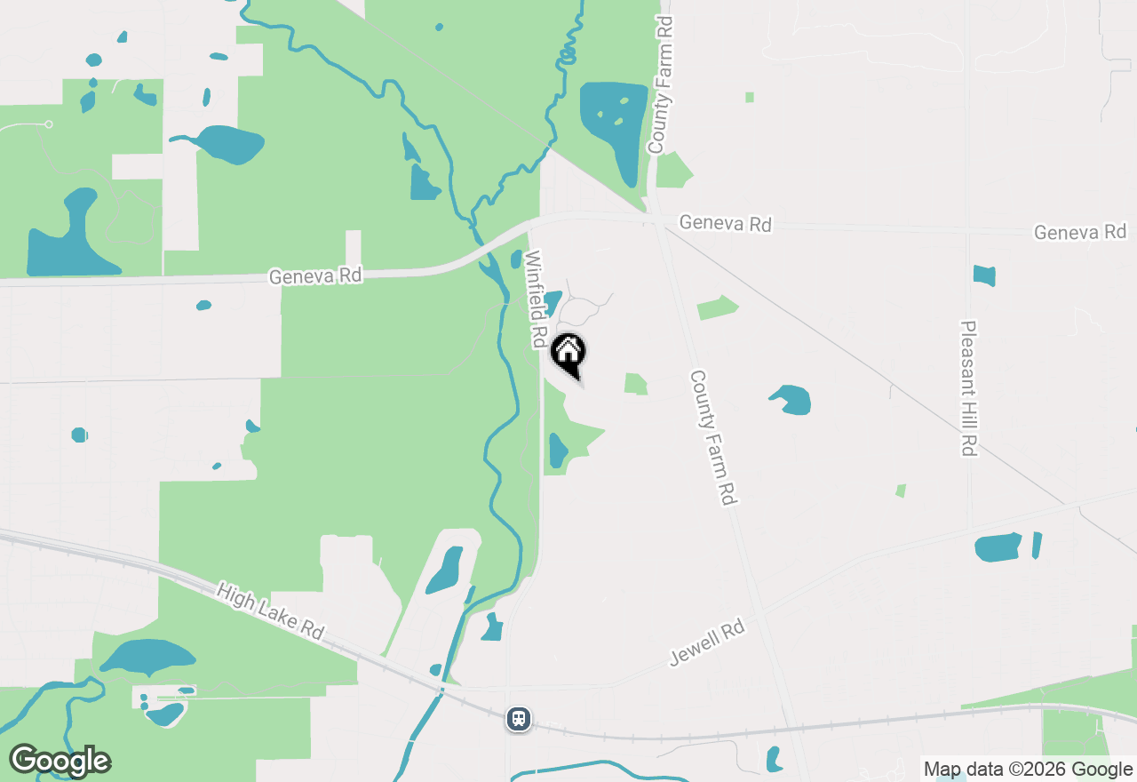 Map of 27W379 Chartwell Drive, Winfield, IL 60190
