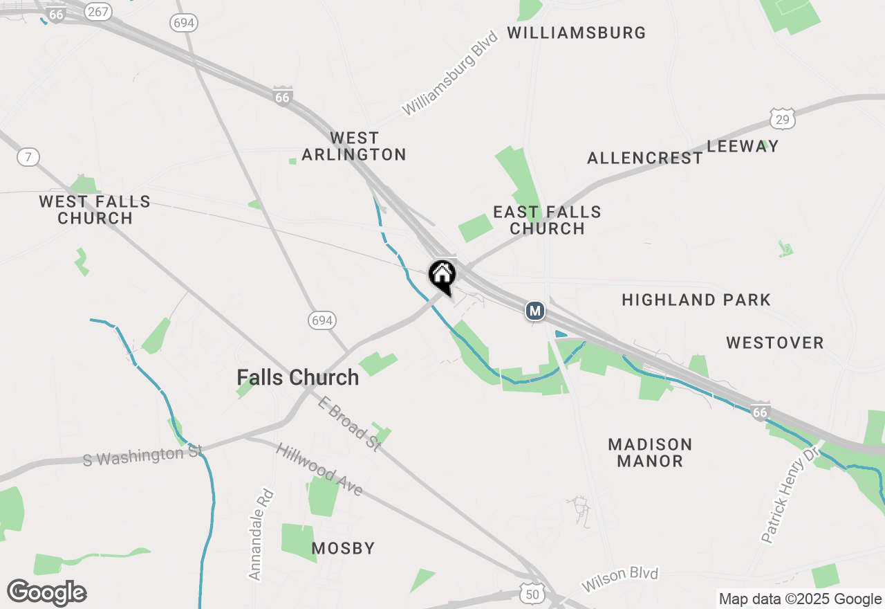 Map of 2200 N Westmoreland Street #202, Arlington, VA 22213