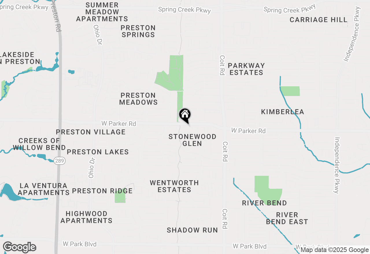 Map of 4221 Deerhurst Drive, Plano, TX 75093