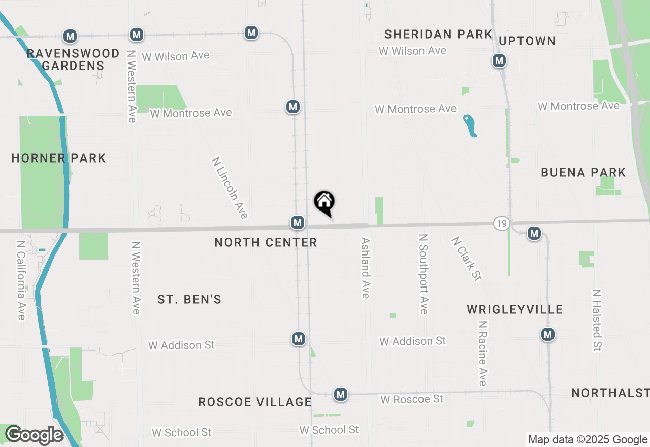 Map of 4002 N Hermitage Avenue #1, Chicago, IL 60613