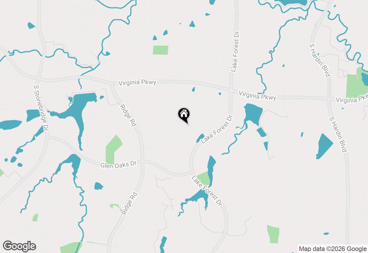 Map of 5213 Geode Lane, Mckinney, TX 75072