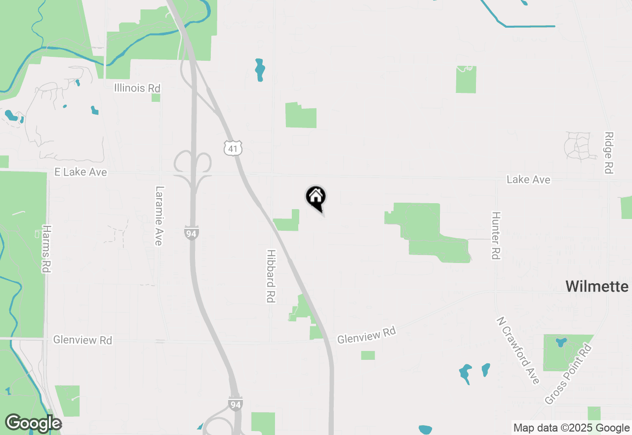 Map of 2918 Crabtree Lane, Wilmette, IL 60091