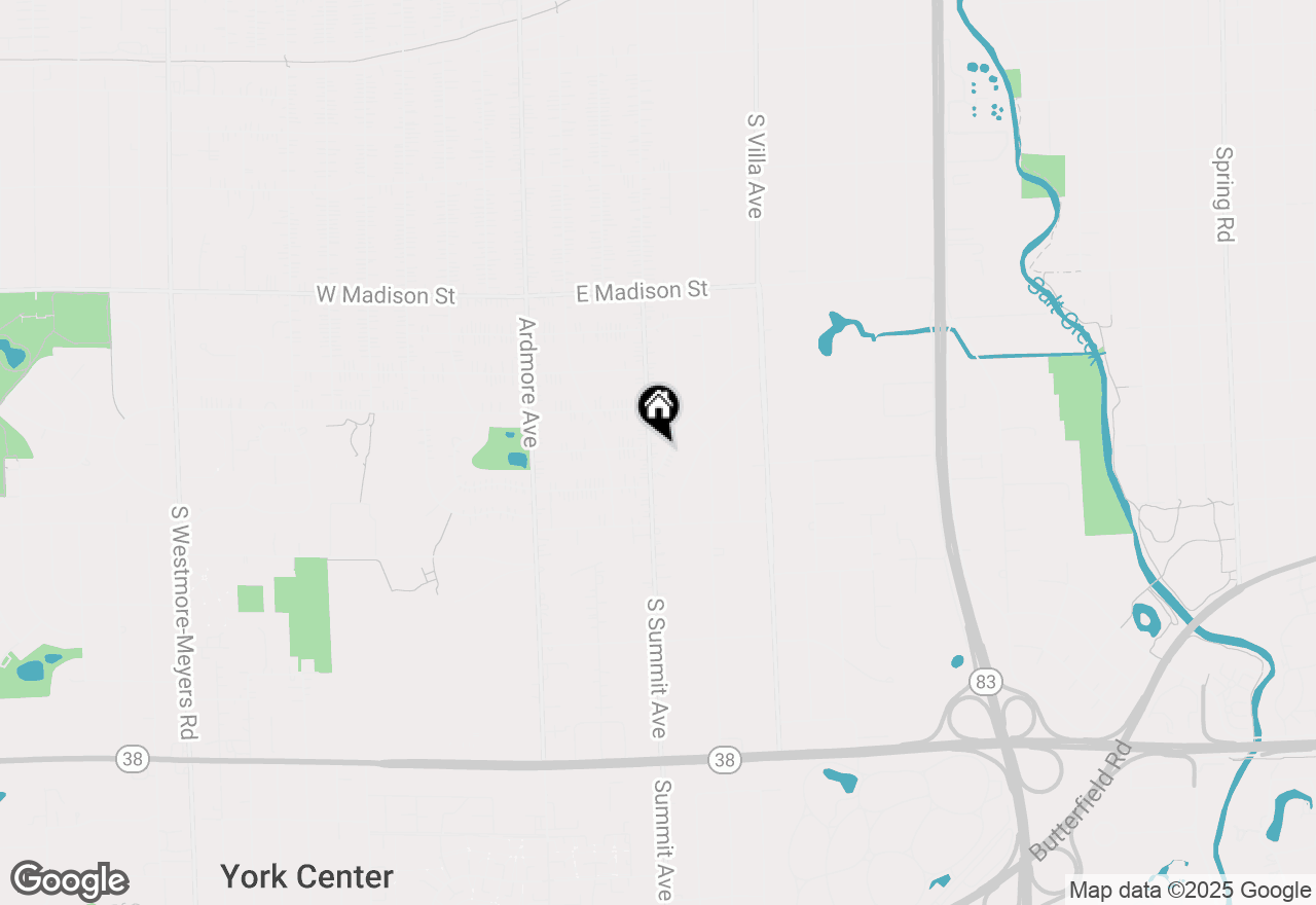 Map of 1031 S Summit Avenue, Villa Park, IL 60181