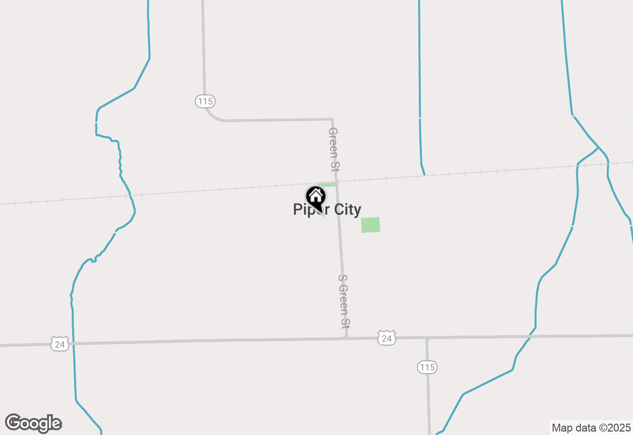 Map of 107 W Vine Street, Piper City, IL 60959