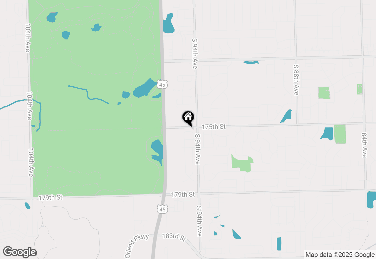 Map of 9432 Quail Trail, Tinley Park, IL 60487