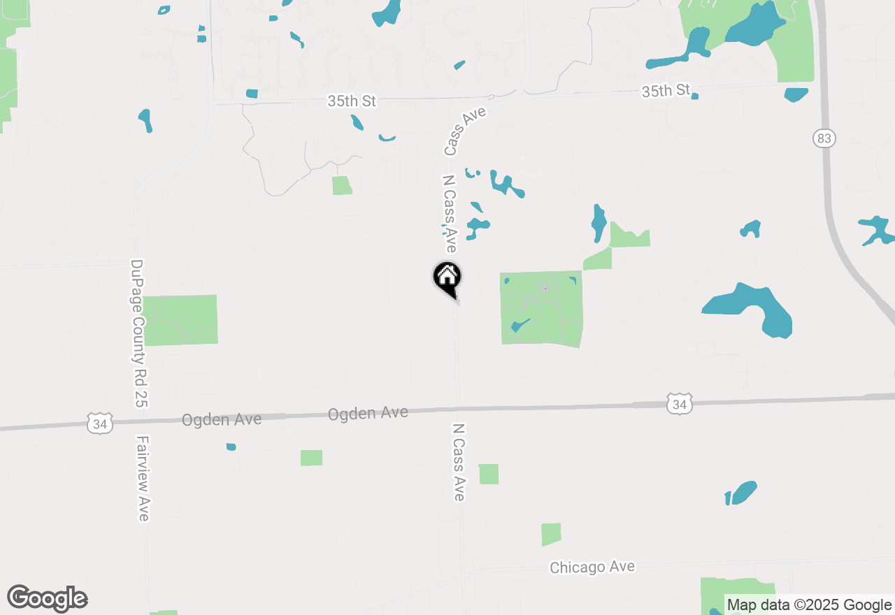 Map of 4000 N Cass Avenue, Westmont, IL 60559