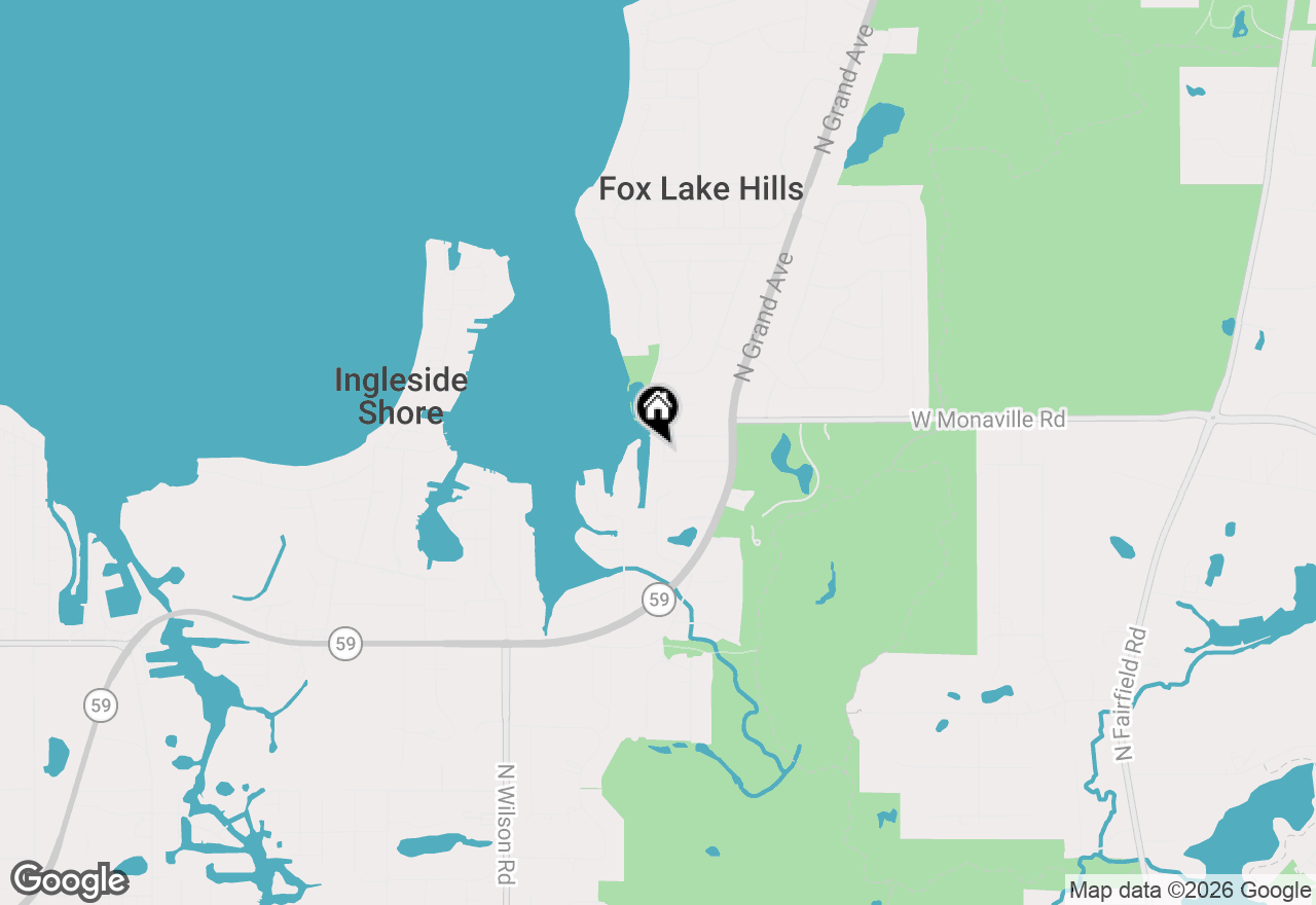 Map of 36928 N Waterside Lane, Ingleside, IL 60041