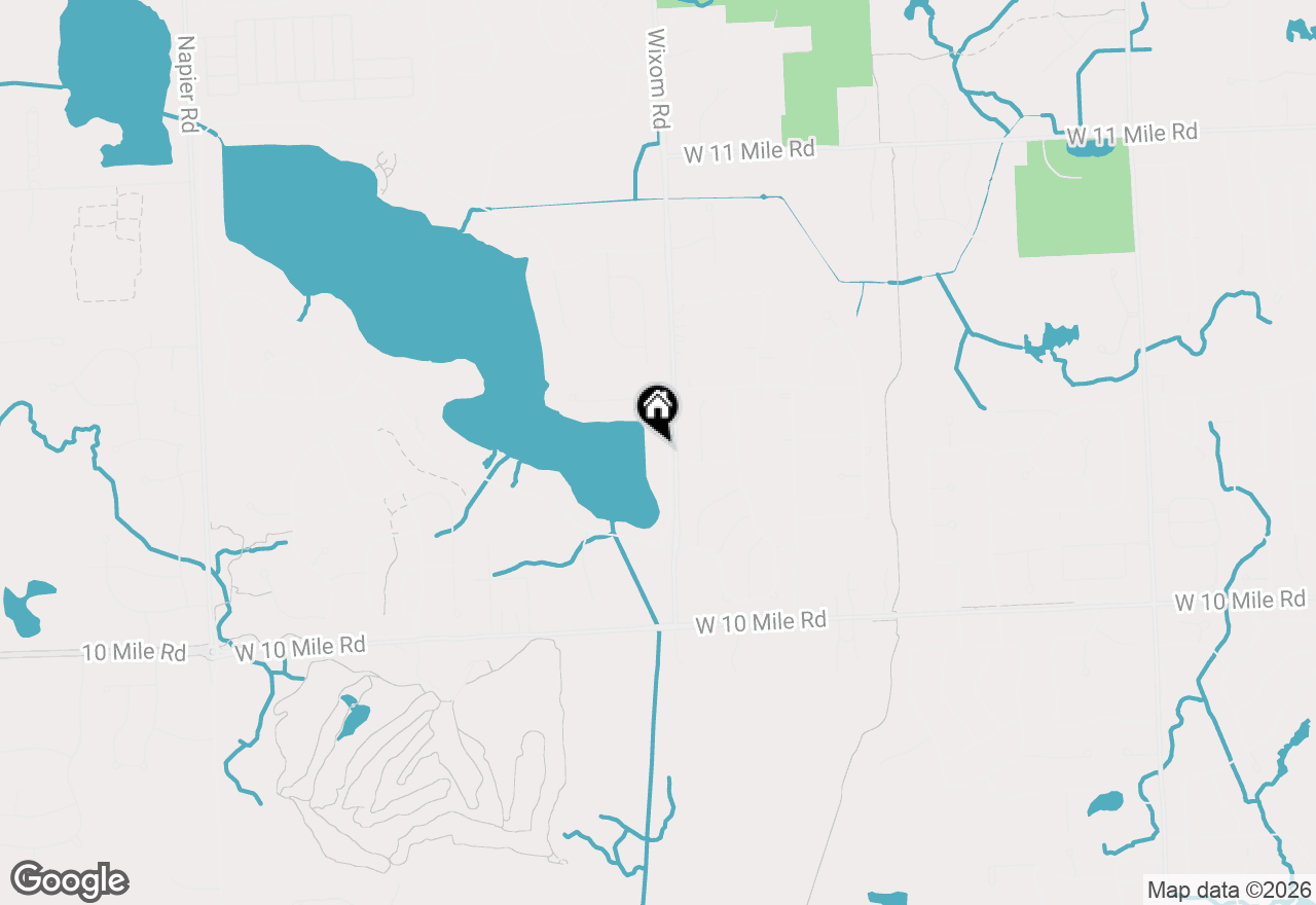Map of 24910 Reeds Pointe Drive, Novi, MI 48374