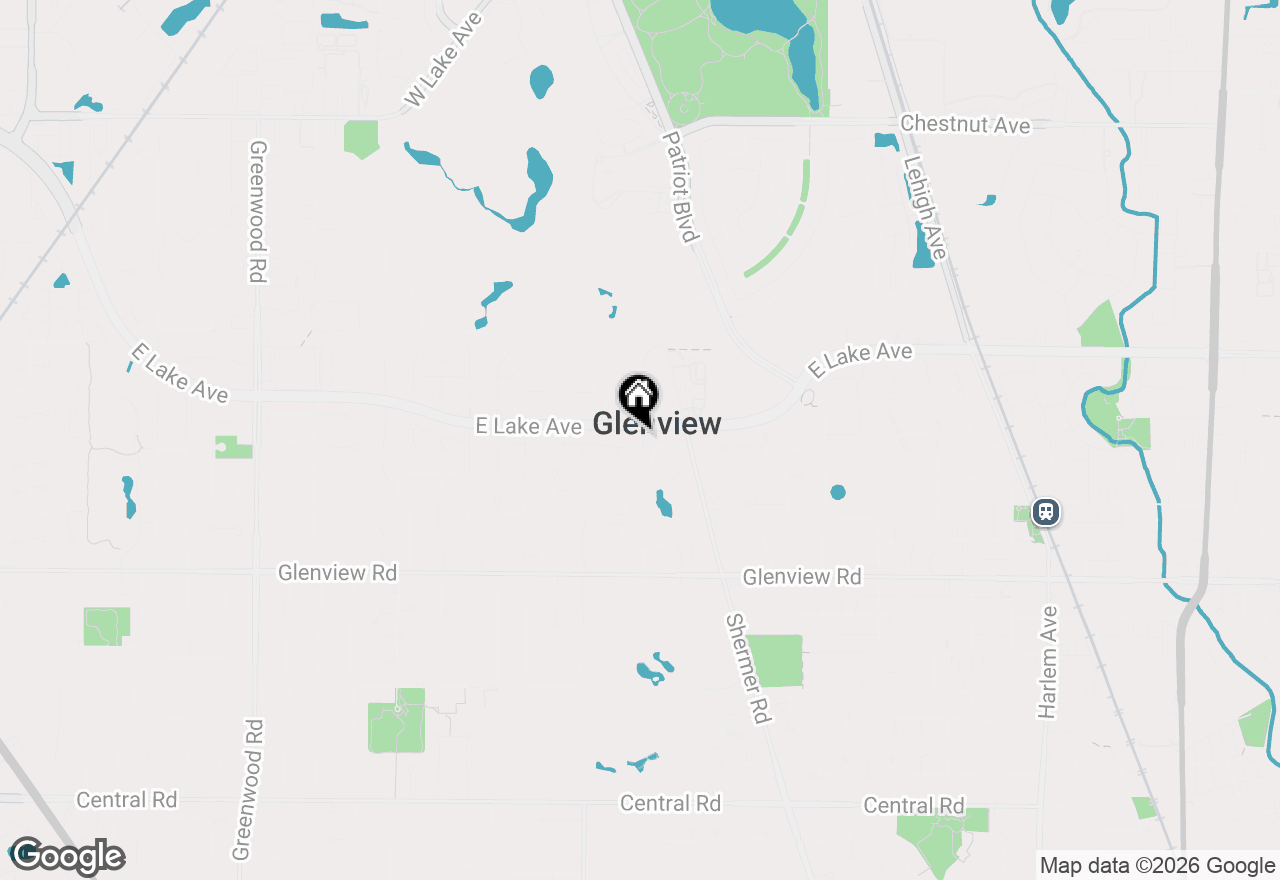 Map of 2610 Park Lane, Glenview, IL 60025