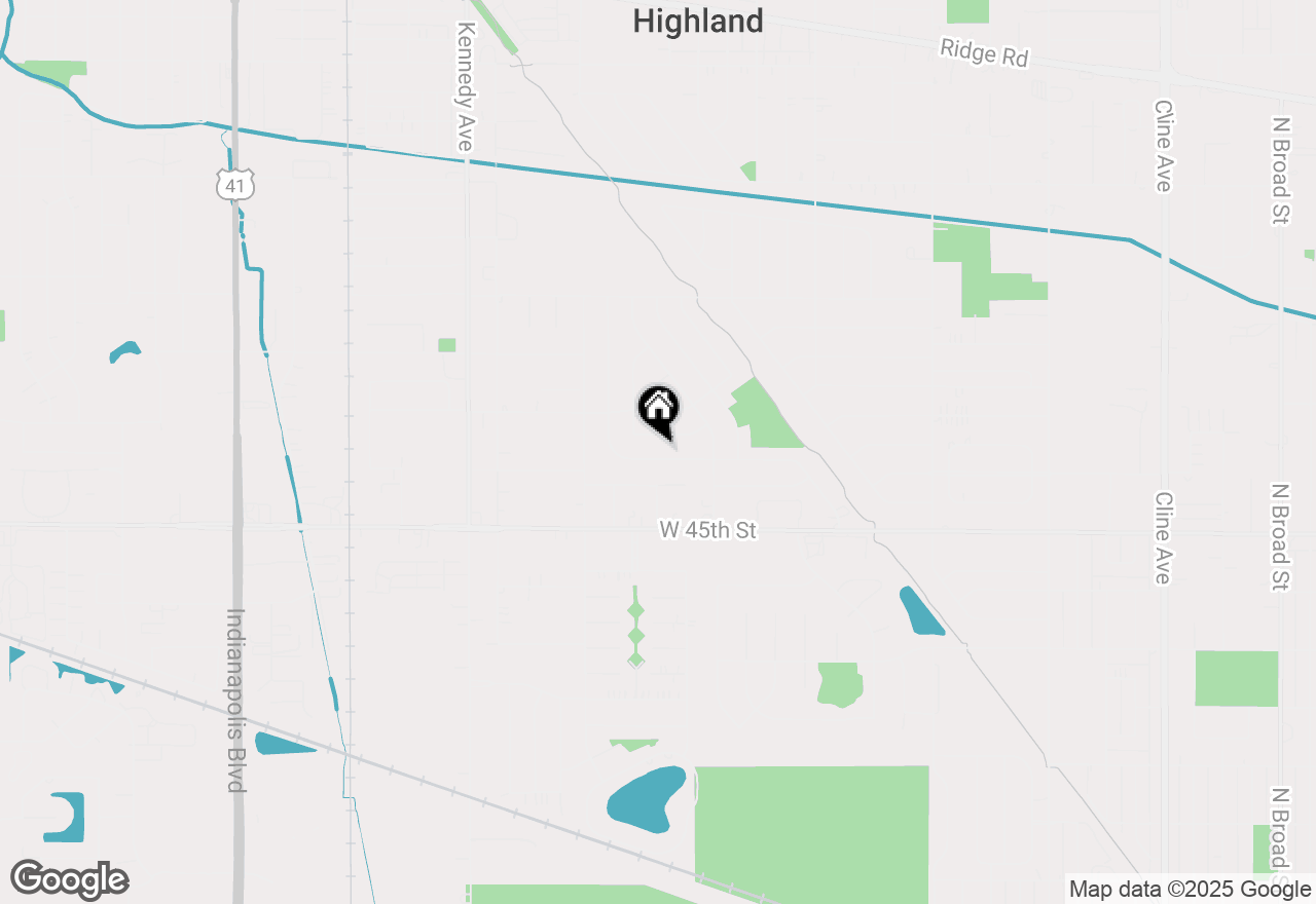 Map of 3113 Farmer Drive, Highland, IN 46322