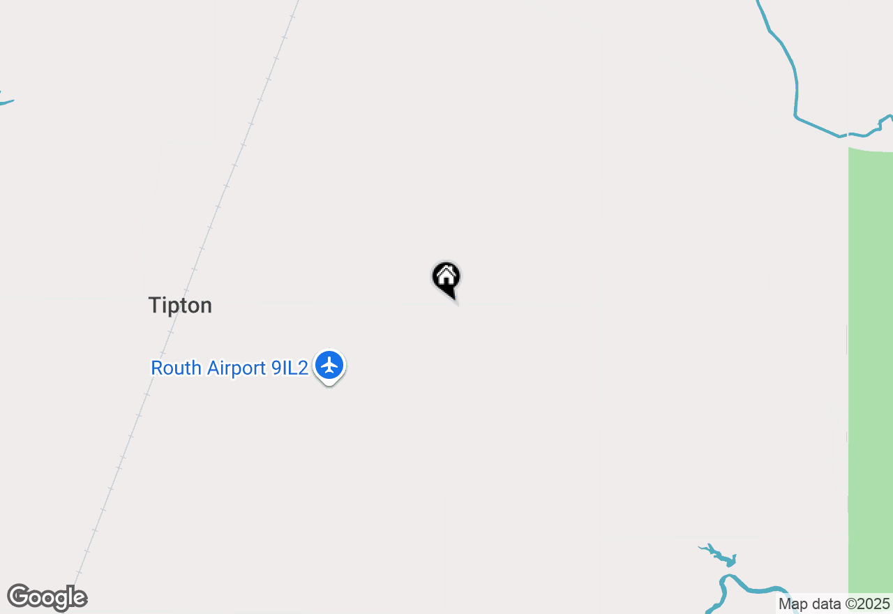 Map of 1502 County Road 2350, St. Joseph, IL 61873