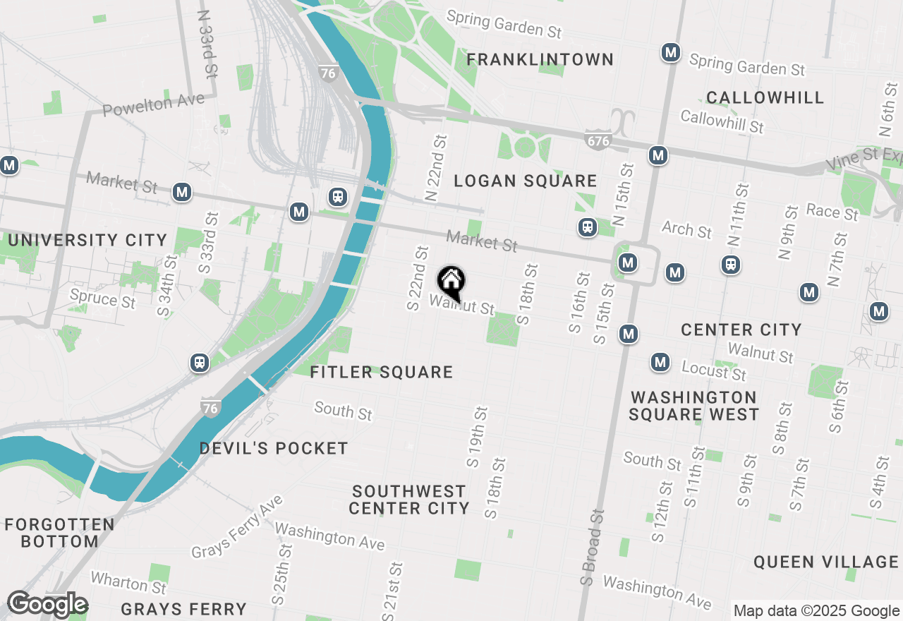 Map of 2018 Walnut Street #27C, Philadelphia, PA 19103