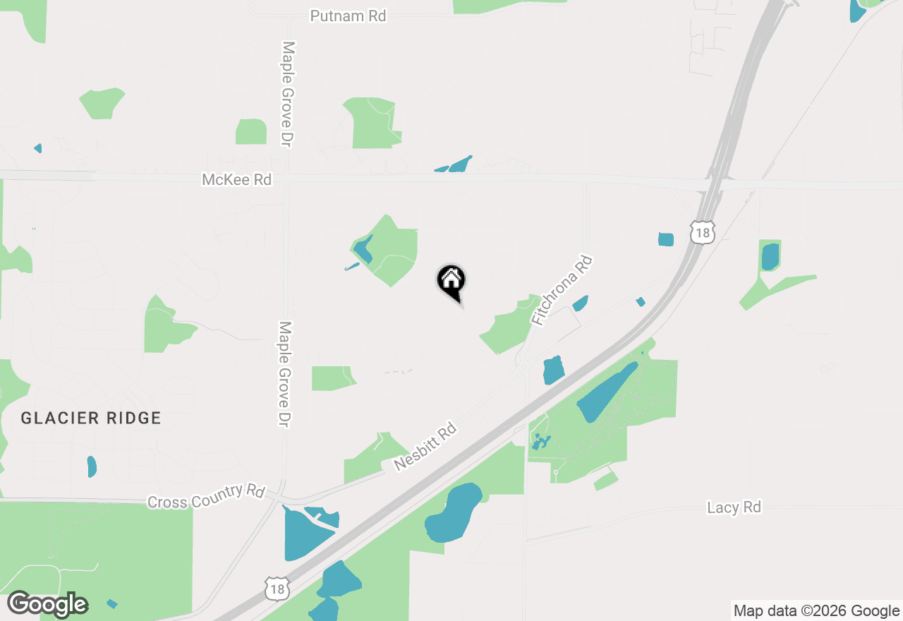 Map of 3442 Dorchester Way, Madison, WI 53719