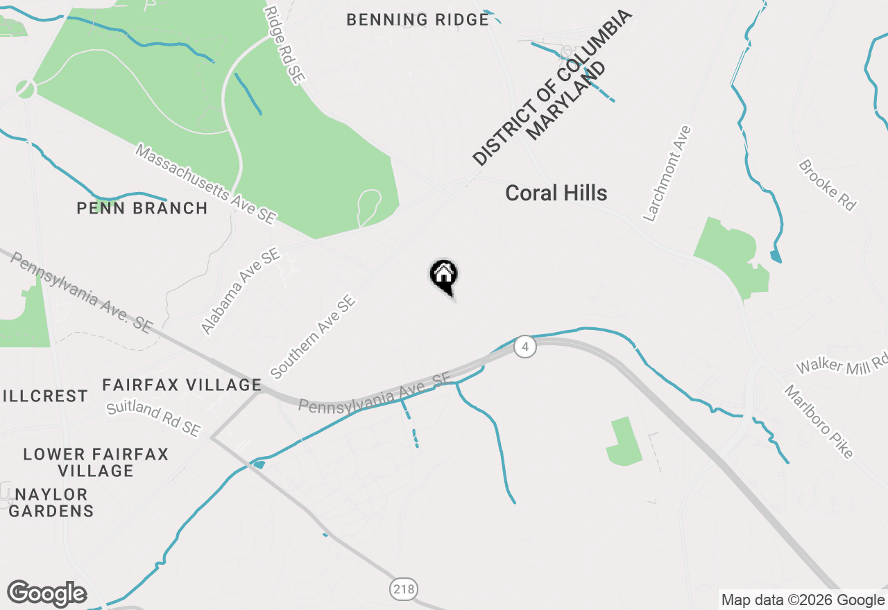 Map of 4213 Will Street, Capitol Heights, MD 20743