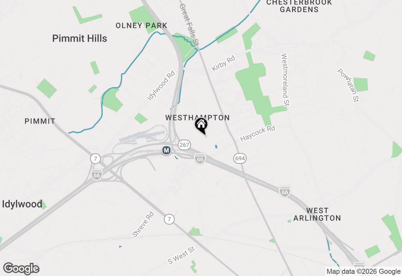 Map of 6913 Berkeley St, Falls Church, VA 22043