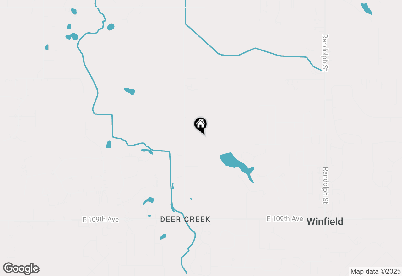 Map of 6596 E 104th Avenue, Crown Point, IN 46307