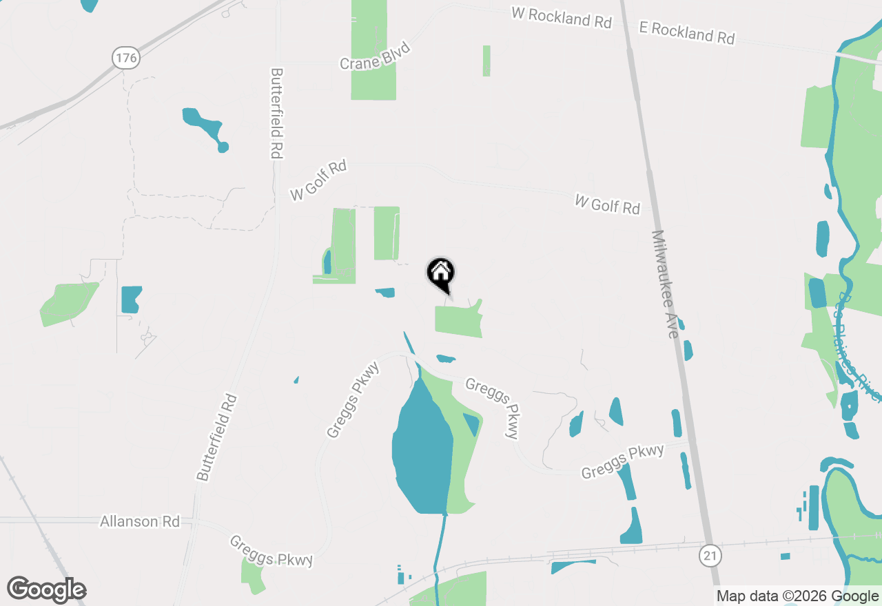 Map of 1123 Juniper Parkway, Libertyville, IL 60048