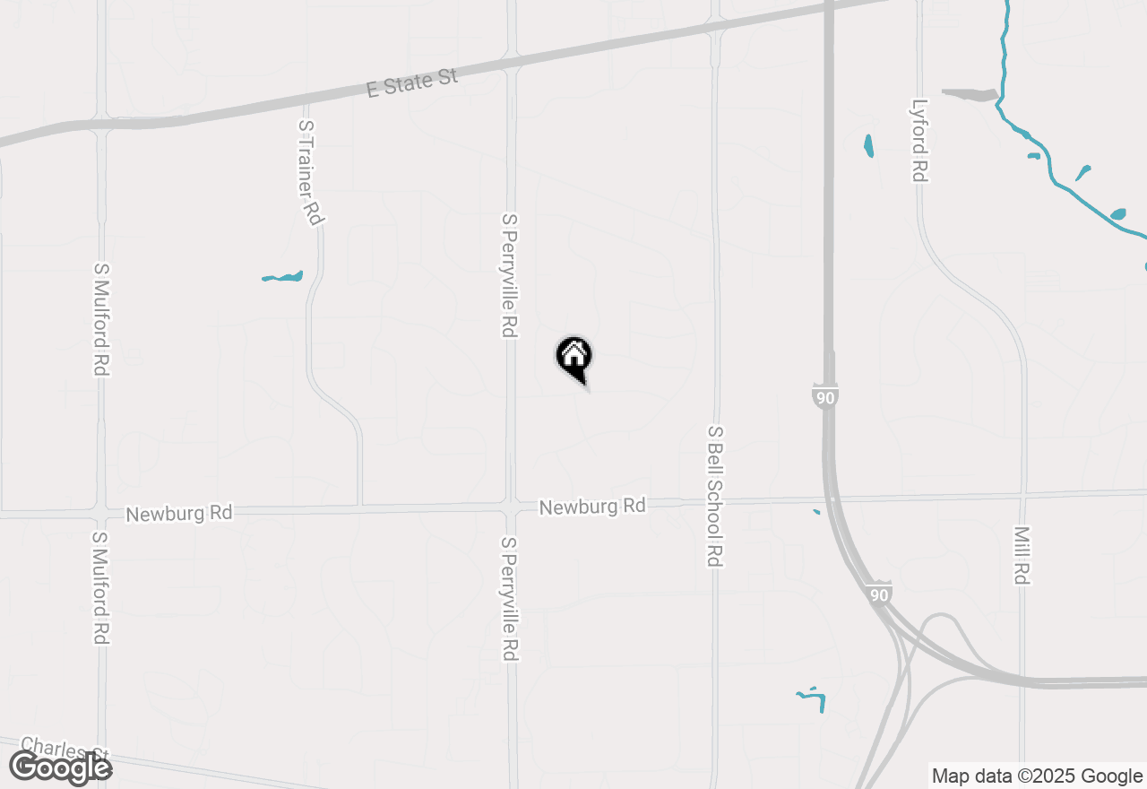 Map of 1101 Black Cherry Drive, Crystal Lake, IL 60012