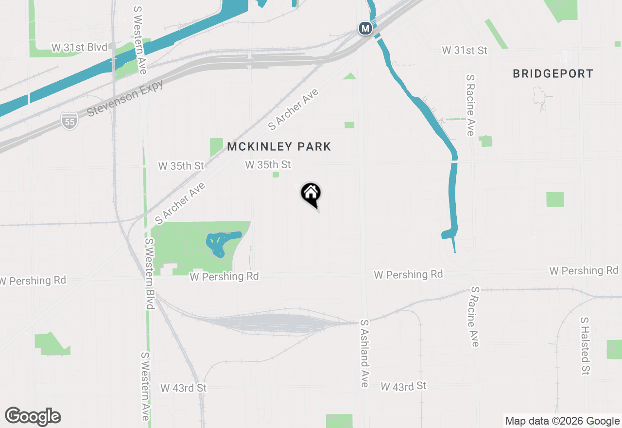 Map of 3651 S Wood Street, Chicago, IL 60609