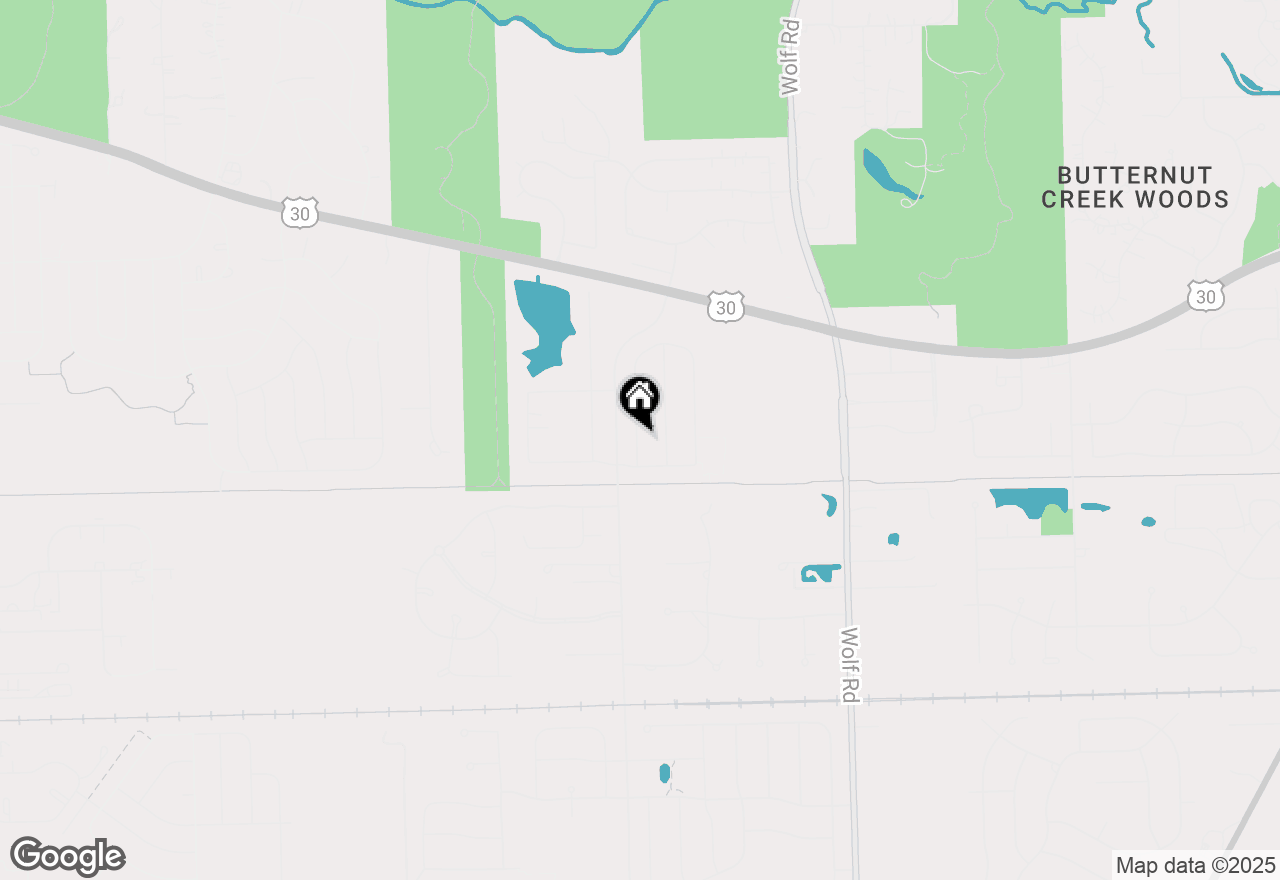 Map of 21409 Foxtail Drive, Mokena, IL 60448