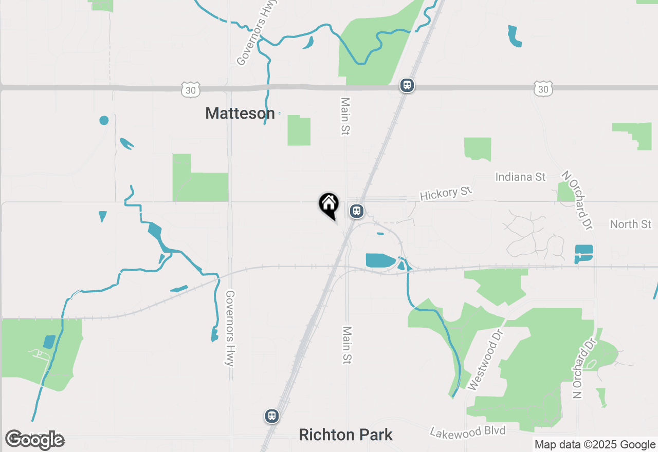 Map of 3640 W 216th Street, Matteson, IL 60443