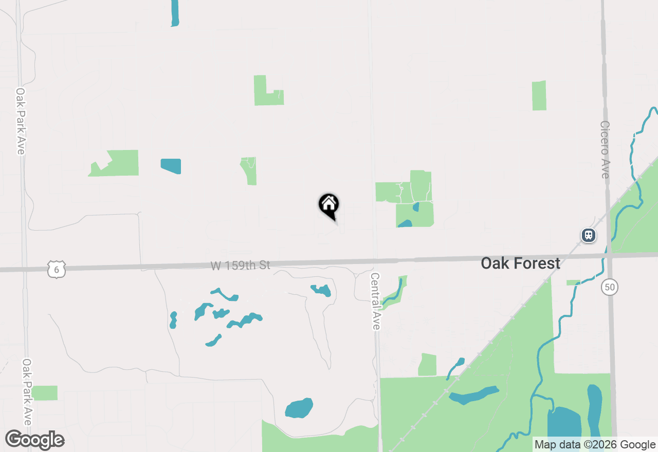 Map of 15723 Peggy Lane #12, Oak Forest, IL 60452