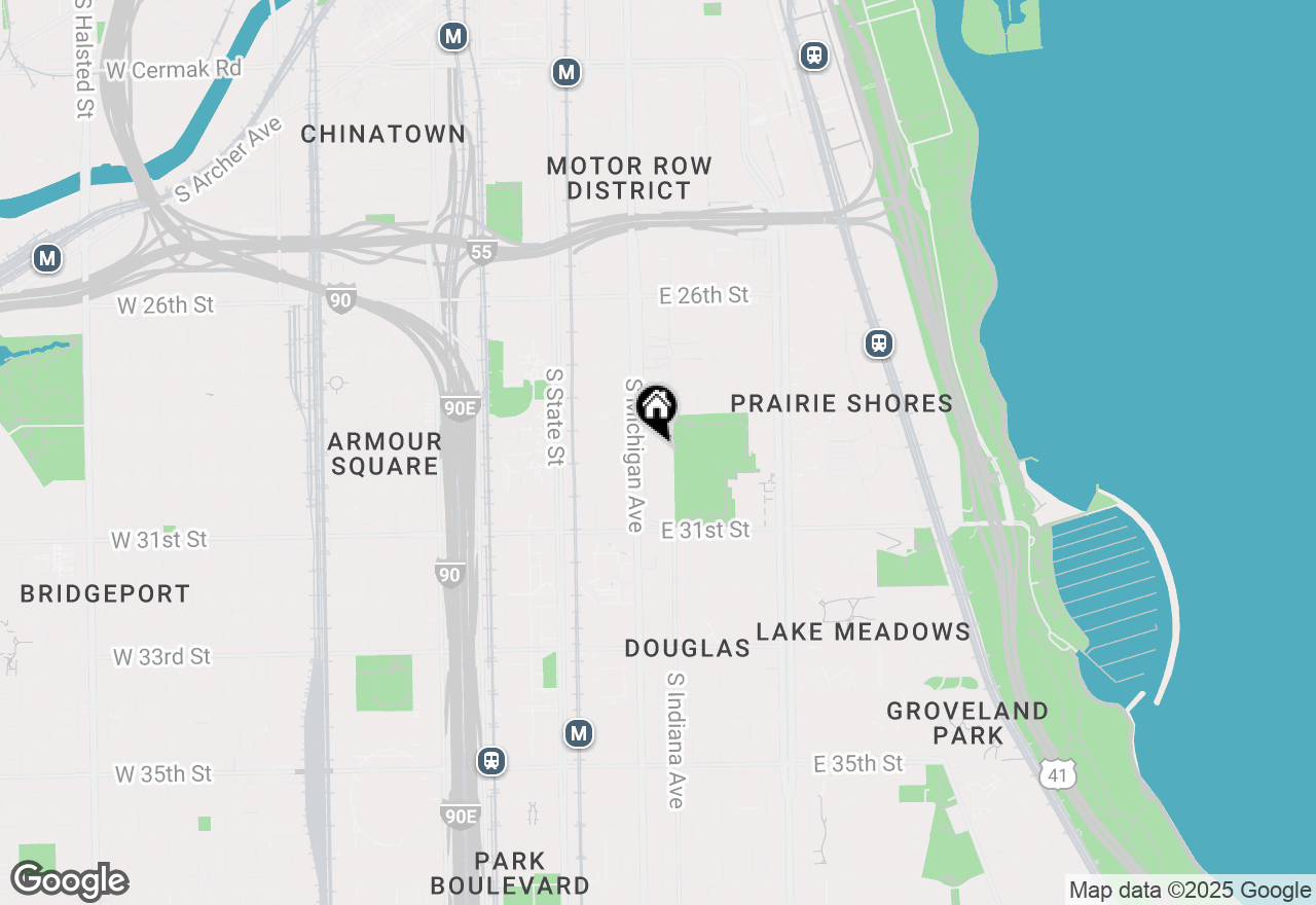Map of 2941 S Michigan Avenue #407, Chicago, IL 60616