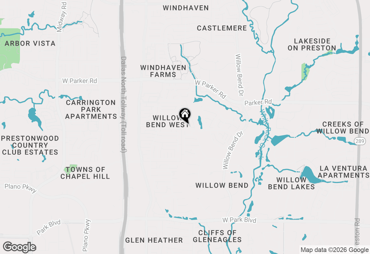 Map of 2801 Covey Place, Plano, TX 75093