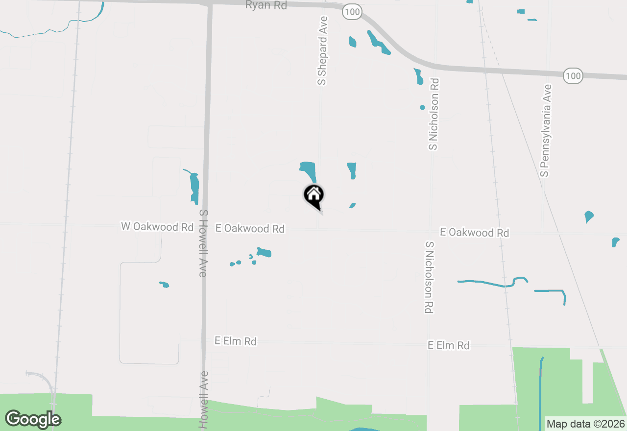 Map of 747 E Quail Run, Oak Creek, WI 53154