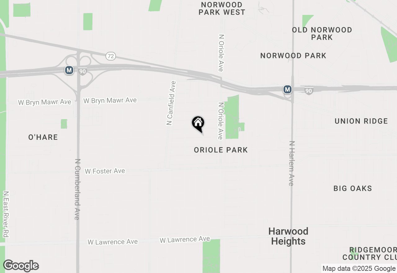 Map of 7715 W Balmoral Avenue, Chicago, IL 60656