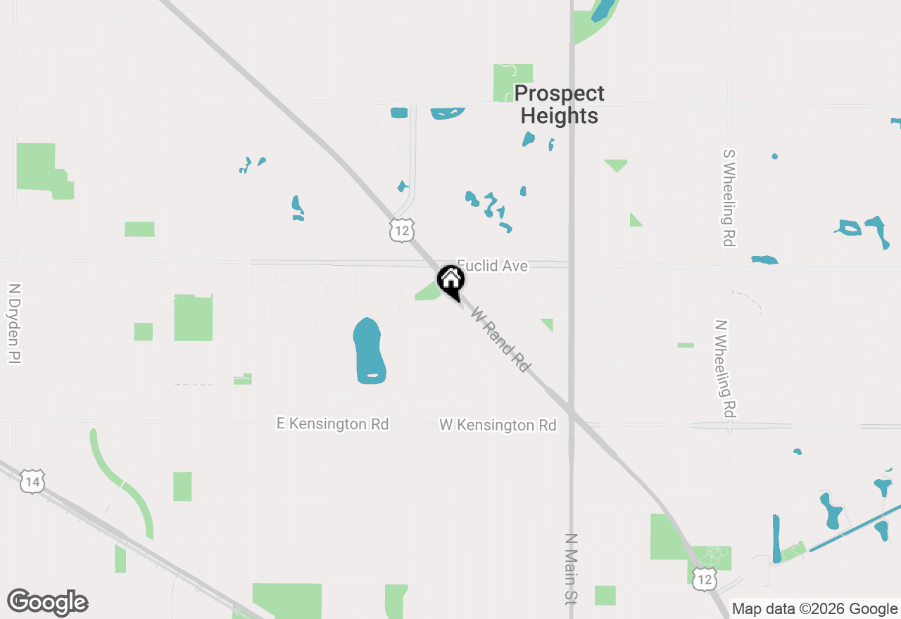 Map of 600 W Bob O Link Road, Mount Prospect, IL 60056
