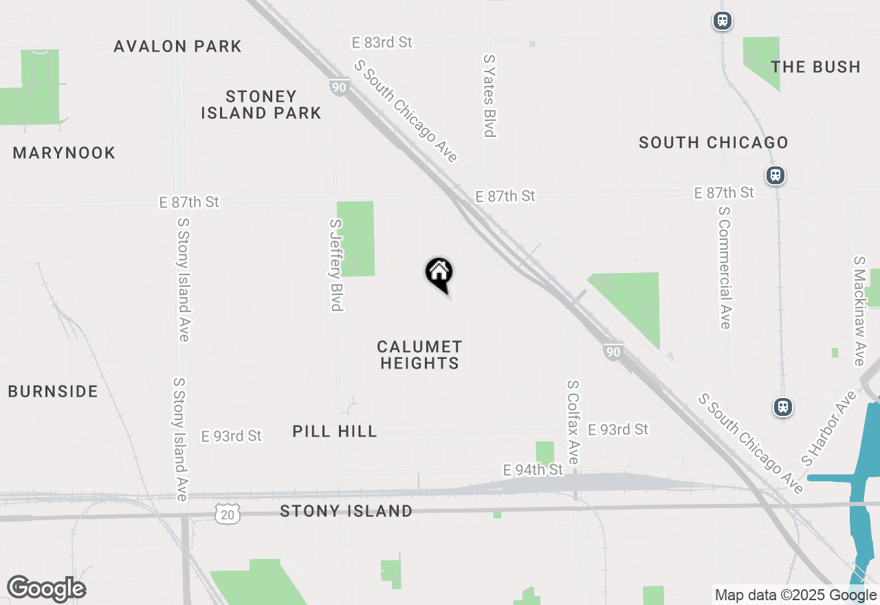 Map of 8941 S Luella Avenue, Chicago, IL 60617