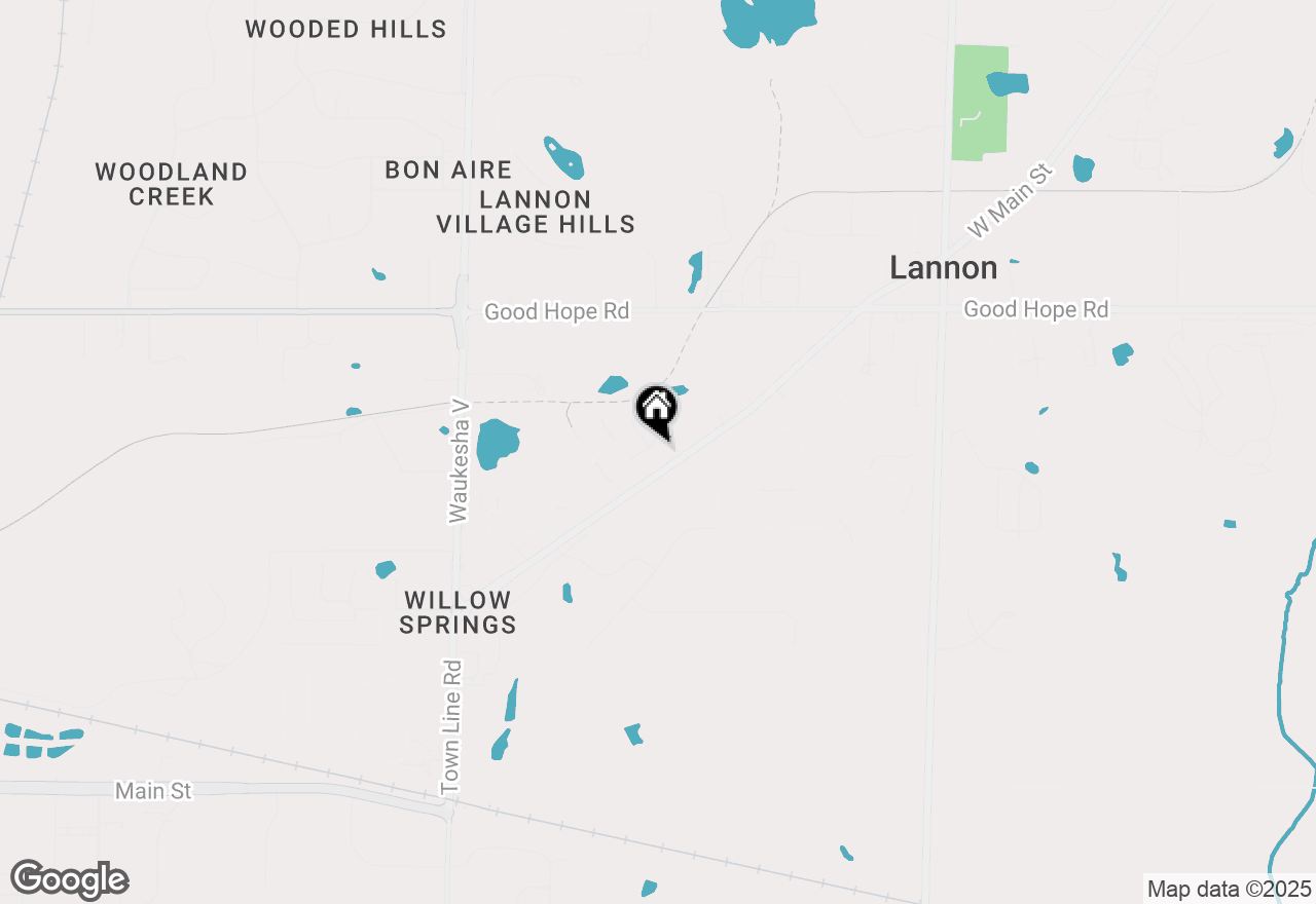 Map of 6946 Hearthstone Ct E #LT35, Lannon, WI 53046